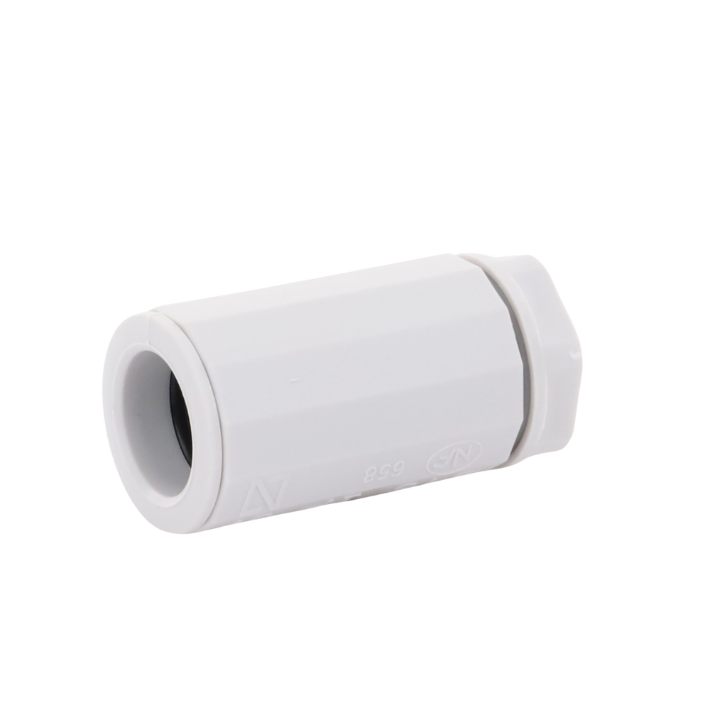 Conector de tubería rígida a caja (Racor), PVC Auto-extinguible, de 16 mm