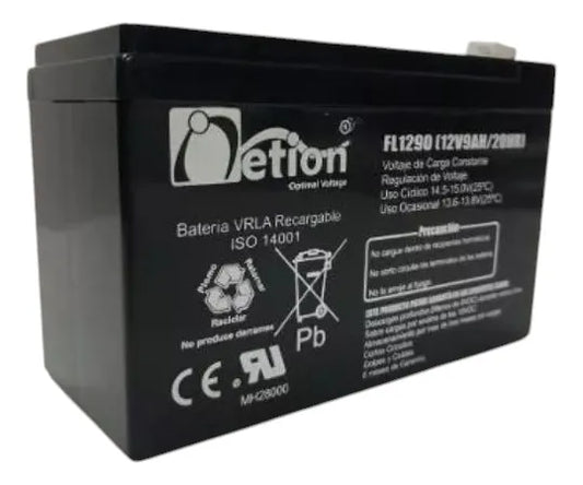 9ah-12v, Sealed Maintenance-Free AGM Ripple Battery, UPS