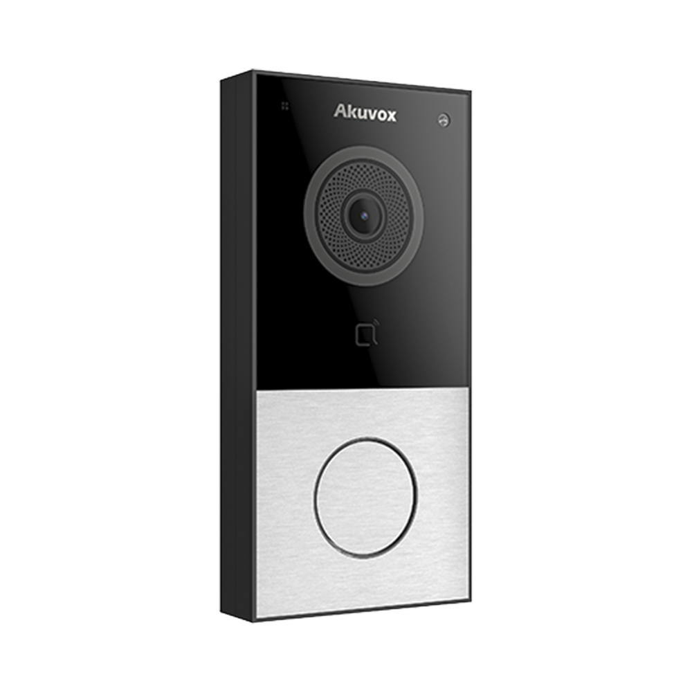 Videoportero IP para 1 Apartamento / Wifi / SIP / Administración en la Nube / Acceso por Tarjeta o Bluetooth / Compatible con App SmartPlus