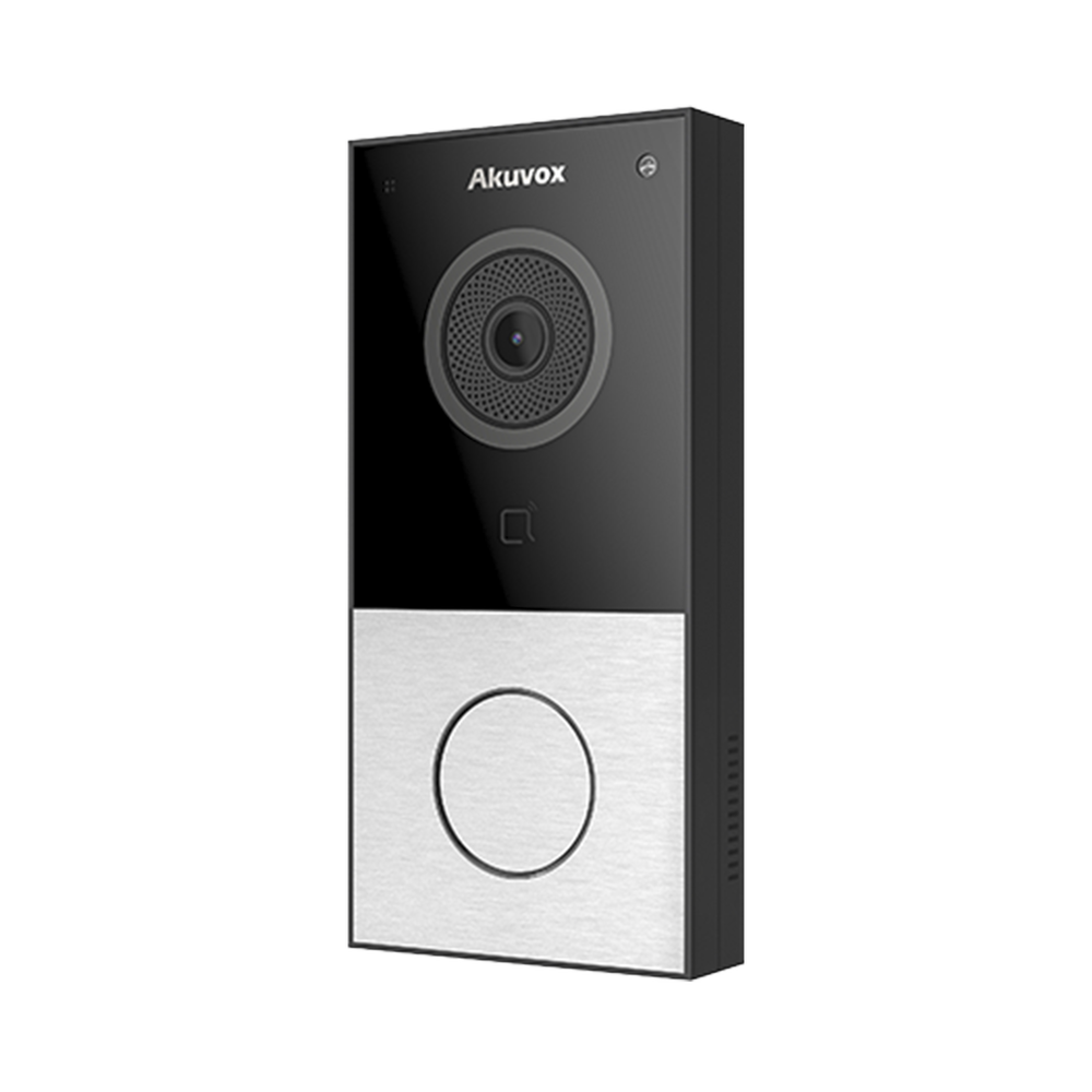 Videoportero IP para 1 Apartamento / Wifi / SIP / Administración en la Nube / Acceso por Tarjeta o Bluetooth / Compatible con App SmartPlus