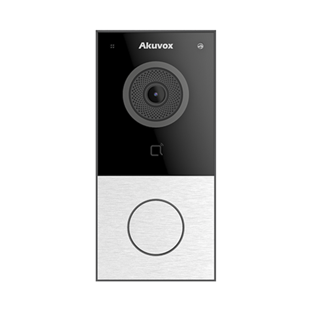 Videoportero IP para 1 Apartamento / Wifi / SIP / Administración en la Nube / Acceso por Tarjeta o Bluetooth / Compatible con App SmartPlus