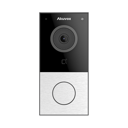 Videoportero IP para 1 Apartamento / Wifi / SIP / Administración en la Nube / Acceso por Tarjeta o Bluetooth / Compatible con App SmartPlus