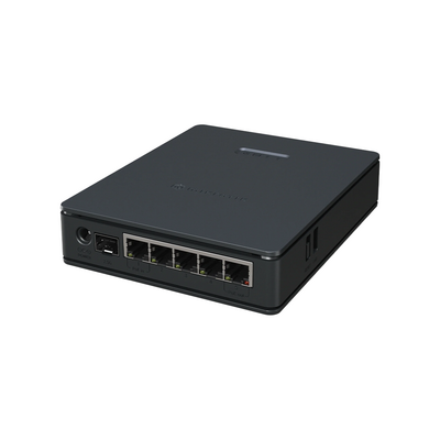 Router MikroTik hAP ax S Wi-Fi 6 / Triple-cadena 5 GHz 800-900 Mbps / 5 Puertos Gigabit Ethernet / Puerto SFP 2.5 Gbps /