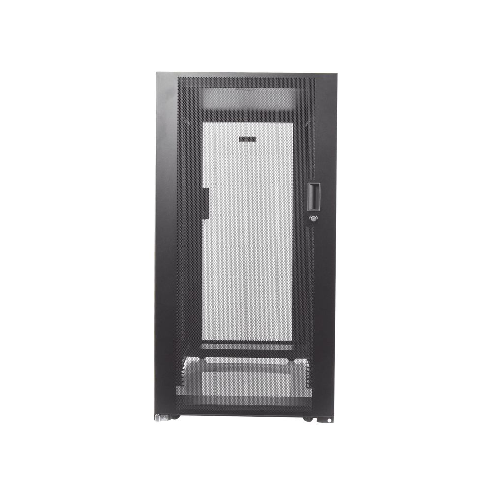 Gabinete Profesional de Telecomunicaciones, de Piso, 24 UR, 600 mm de Ancho y 1070 mm de Profundidad, Color Negro