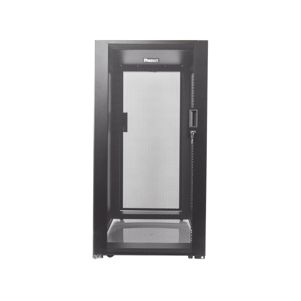 Gabinete Profesional de Telecomunicaciones, de Piso, 24 UR, 600 mm de Ancho y 1070 mm de Profundidad, Color Negro