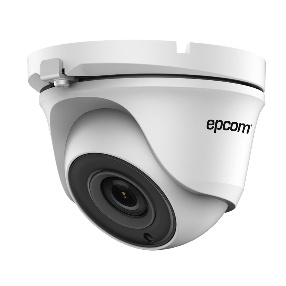Turret TURBOHD 1080p / METÁLICA / Gran Angular 103° / Lente 2.8 mm / IR EXIR Inteligente 20 mts / Exterior IP66 / TVI-AHD-CVI-CVBS / dWDR