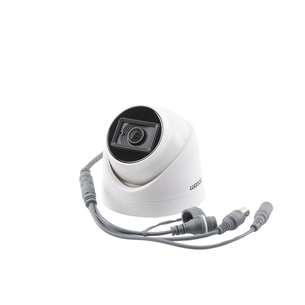AUDIO POR COAXITRON / Domo TURBOHD 2 Megapixel (1080p) / Gran Angular 106° / Lente 2.8 mm / 20 mts IR EXIR / Interior / 4 Tecnologías / dWDR
