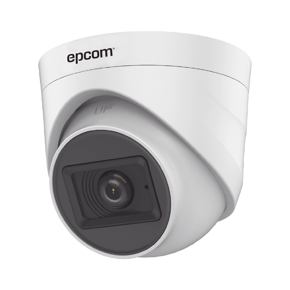 AUDIO POR COAXITRON / Domo TURBOHD 2 Megapixel (1080p) / Gran Angular 106° / Lente 2.8 mm / 20 mts IR EXIR / Interior / 4 Tecnologías / dWDR