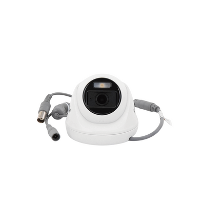 Turret TURBOHD 2 Megapíxel (1080p) / Imagen a color 24/7 / Lente 2.8 mm / Policarbonato / Luz Blanca 20 mts / Interior /