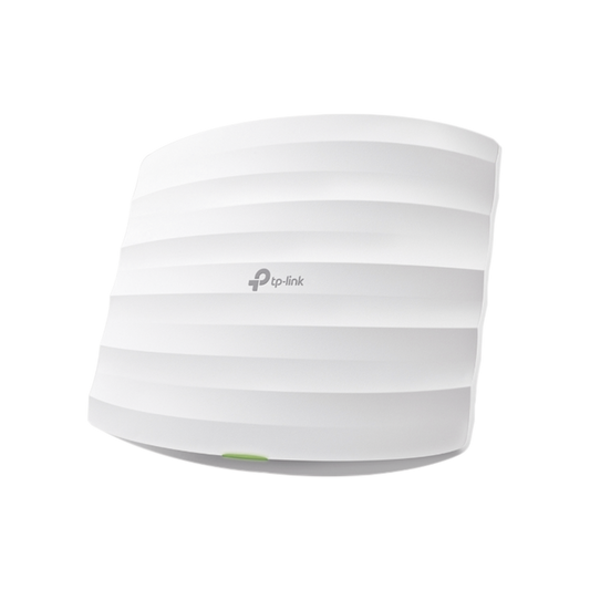Punto de Acceso Omada / 802.11 b/g/n (2.4 GHz) / Hasta 300 Mbps / Alimentación PoE 24V pasivo / Para montaje en techo / Soporta hasta 50 clientes.