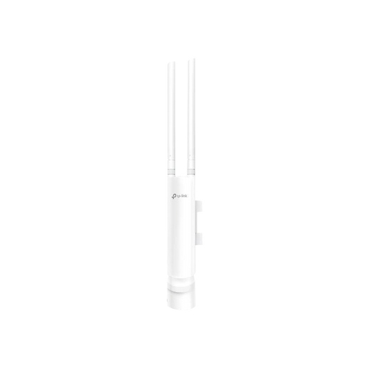 Punto de acceso WiFi Omada / Para Exterior / 802.11 b/g/n (2.4 GHz) / 2 antenas de 3 dBi desmontables / Alimentación PoE 24V pasivo / Soporta hasta 50 clientes.