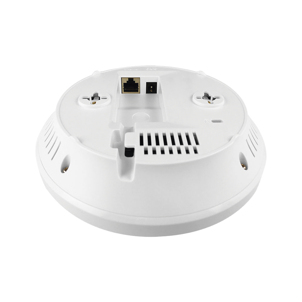 Indoor WiFi access point with MU-MIMO 2x2, up to 1267 Mbps long range, dual band 2.4 and 5 GHz, 300+ simultaneous users, supports 802.3af PoE
