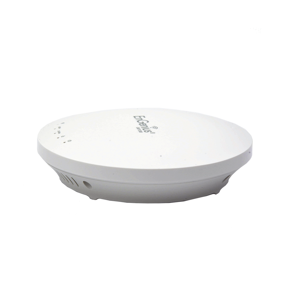 Indoor WiFi access point with MU-MIMO 2x2, up to 1267 Mbps long range, dual band 2.4 and 5 GHz, 300+ simultaneous users, supports 802.3af PoE