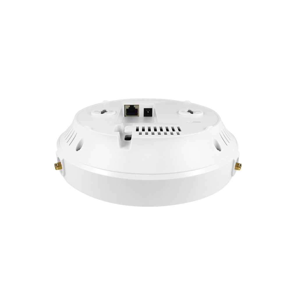 Wi-Fi Access Point, MU-MIMO 2x2 Indoor, Dual Band 5 and 2 GHz, Up to 1267 Mbps, 250+ Simultaneous Users, Removable High Gain Antennas