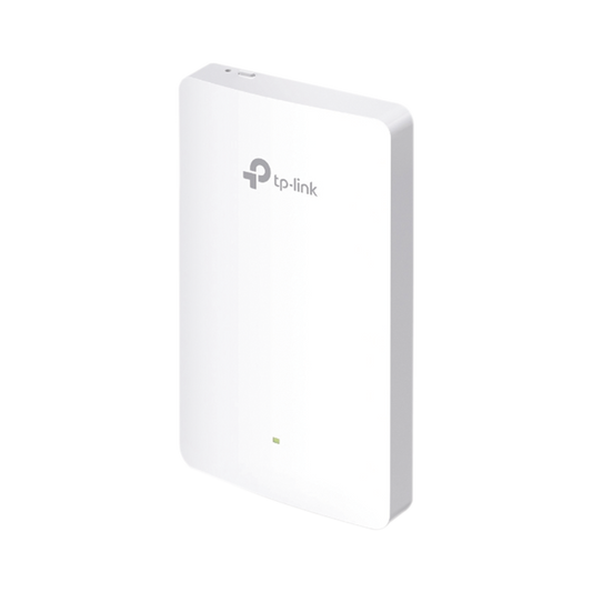 Punto de acceso Omada doble banda 802.11ac, PoE 802.3af/at, MU-MIMO, MIMO 2x2 diseño placa de pared con tres puertos adicionales, soporta hasta 100 clientes.