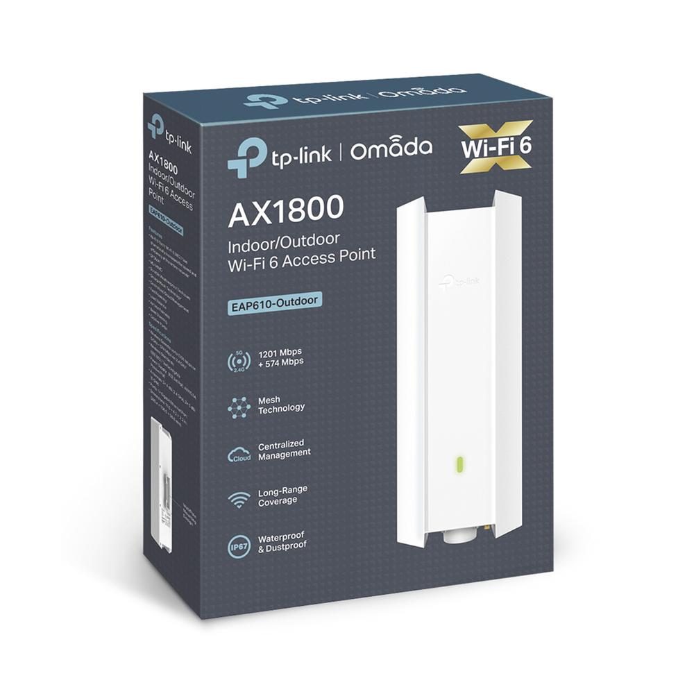 Wi-Fi 6 Access Point, 2x2 MU-MIMO, High User Density, Controller or Stand-Alone Configuration, For Ceiling/Wall Mounting.