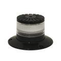 Baliza LED compacta discreta, domo claro, color verde