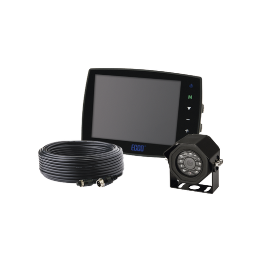 Sistema de cámara y monitor con pantalla táctil