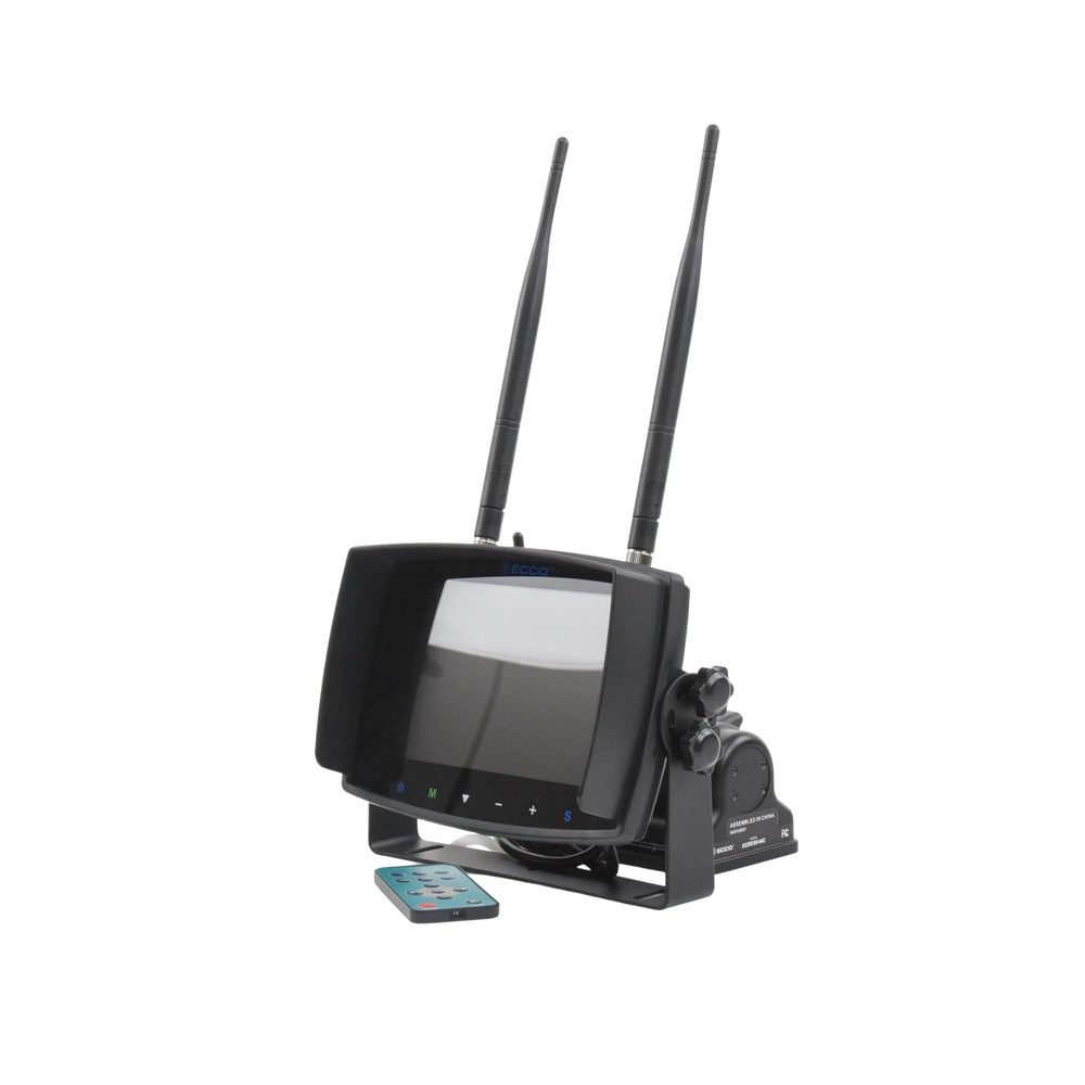 Sistema inalámbrico de reversa con cámara infrarroja , imán y monitor de 7" táctil
