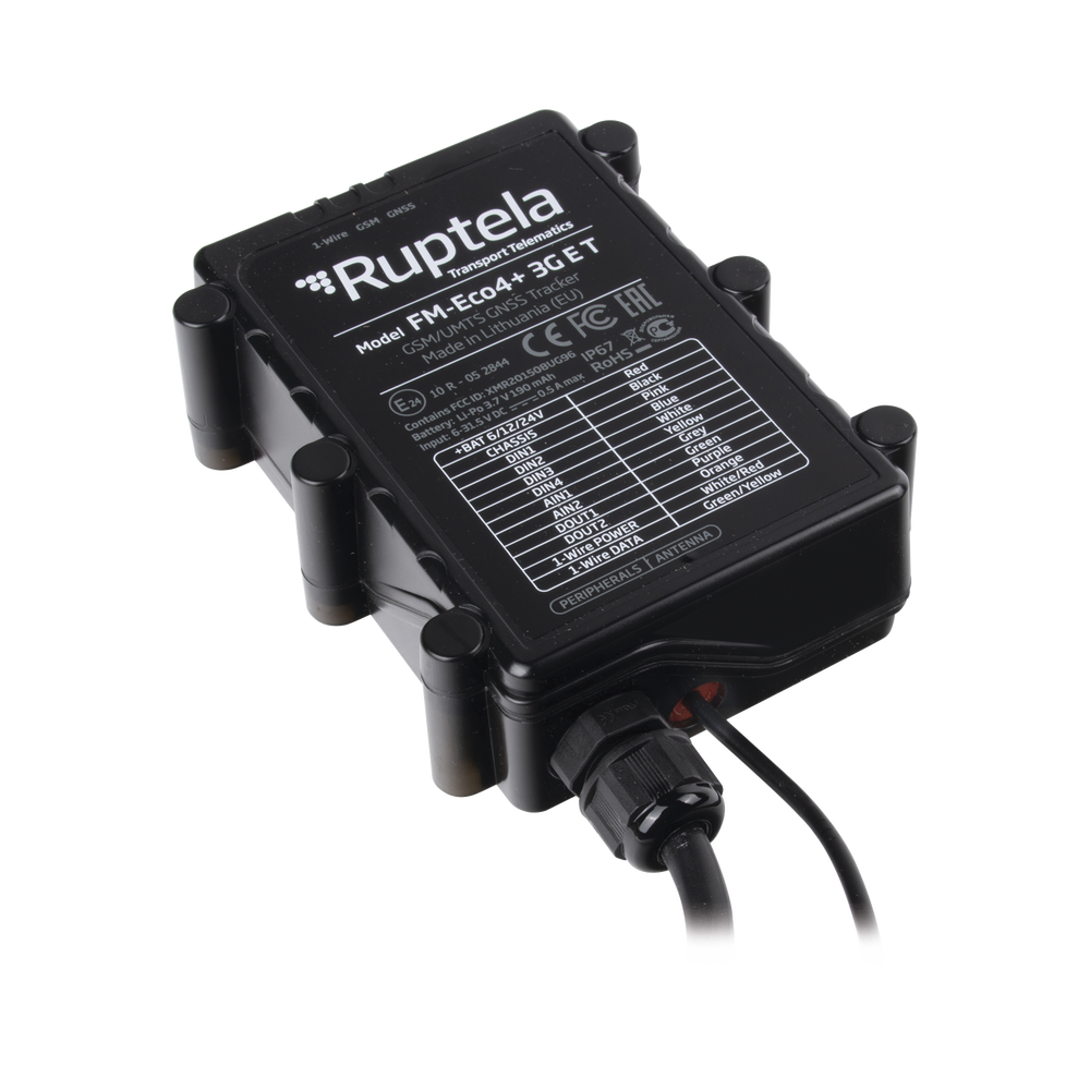3G Vehicle Tracker / External Satellite Antenna / IP67 Waterproof and Dustproof / RFID / Remote Engine Shutdown / Anti-Jammer