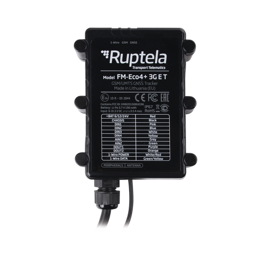Localizador vehicular 3G / Antena Satelital Externa / Contra agua y polvo IP67 / RFID / Apagado de motor a distancia / Anti Jammer