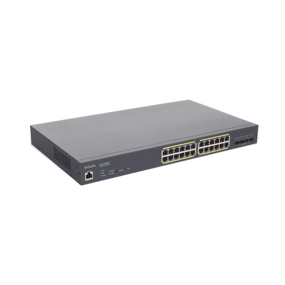 24-Port 410W Cloud-Managed Gigabit PoE+ Switch