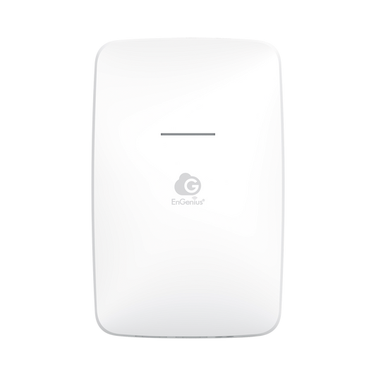 Punto de Acceso de Pared Doble Banda 2X2 MU-MIMO WAVE 2  Administrable en la Nube, Hasta 1267 Mbps, Con 2 puertos LAN extras