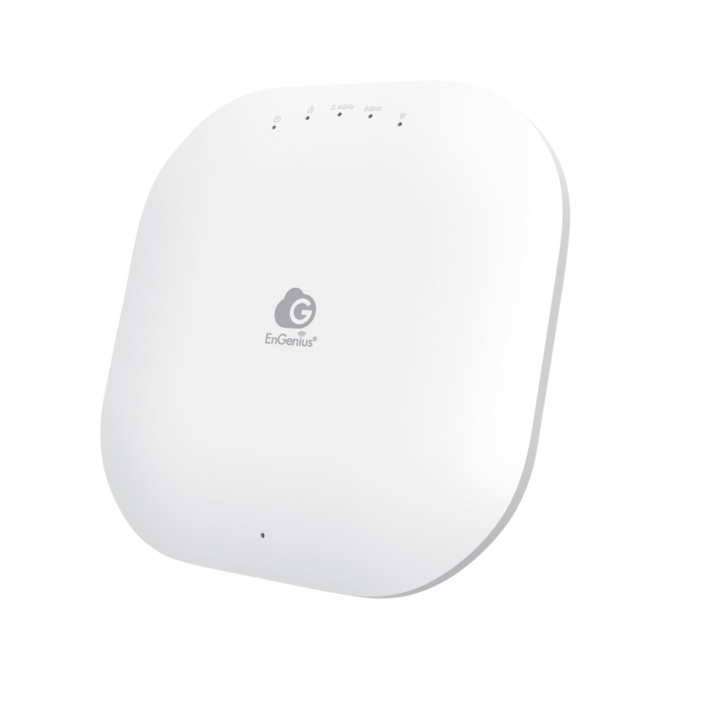 2x2 MU-MIMO Indoor Wi-Fi Access Point with Cloud Management, 867Mbps on 5GHz and 400Mbps on 2.4GHz, Up to 250 Concurrent Users, Supports 802.3af PoE