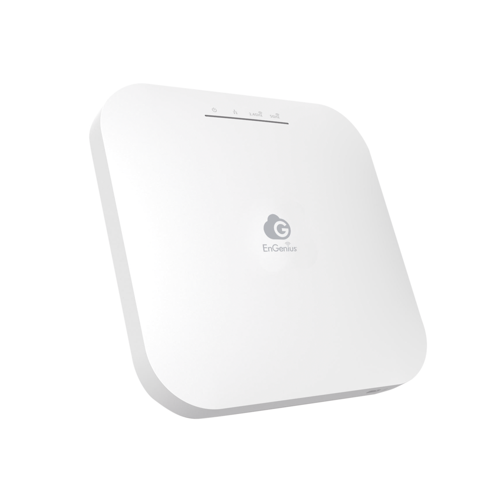 2x2 Indoor Wi-Fi 6 Access Point, Cloud Management, For High User Capacity, Up to 1,200 Mbps (5GHz) and 574 Mbps (2.4GHz), Mesh Mode, Supports 802.3af PoE