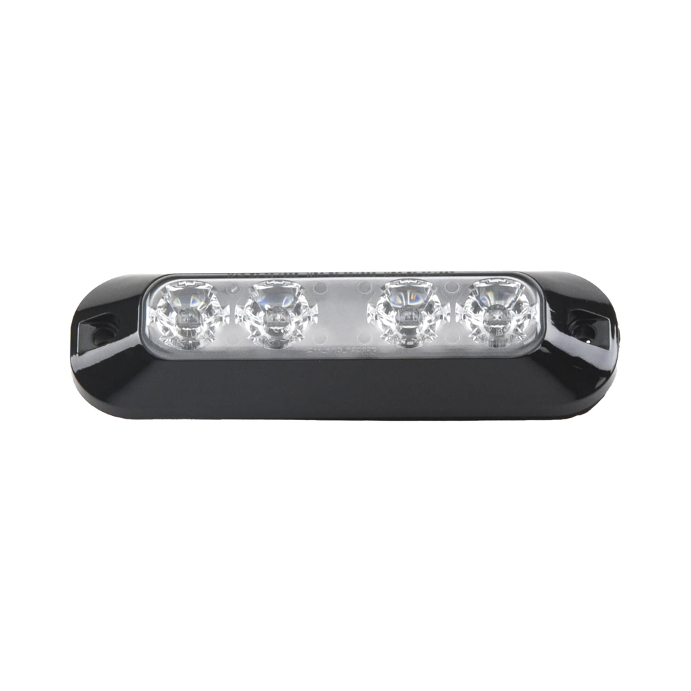 Luz perimetral, 4 LEDs Ultra Brillantes, color Rojo / Azul