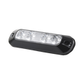 Luz perimetral, 4 LEDs Ultra Brillantes, color Rojo / Azul