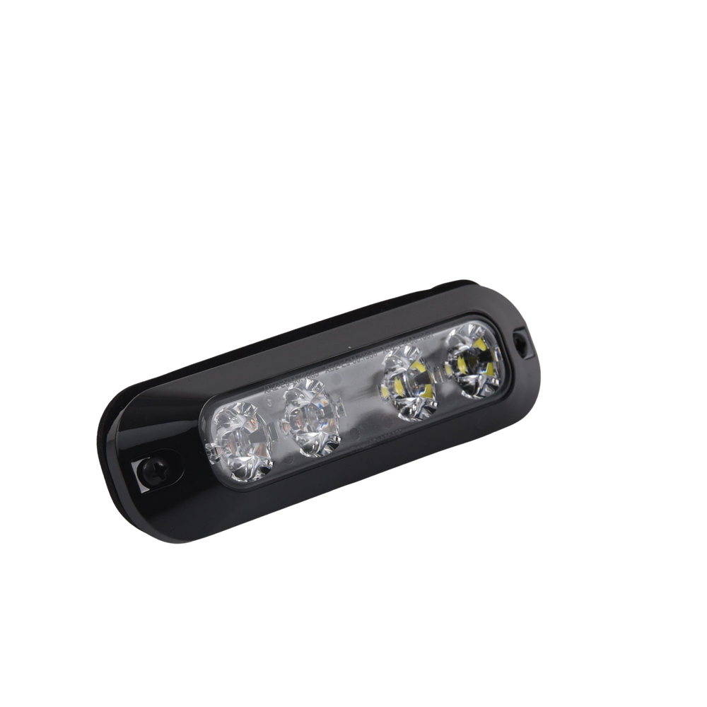 Perimeter light, 4 Ultra Bright LEDs, Red/Clear