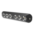 Luz Auxiliar Serie X3705, 6 LEDs Ultra Brillantes, color Rojo / Azul