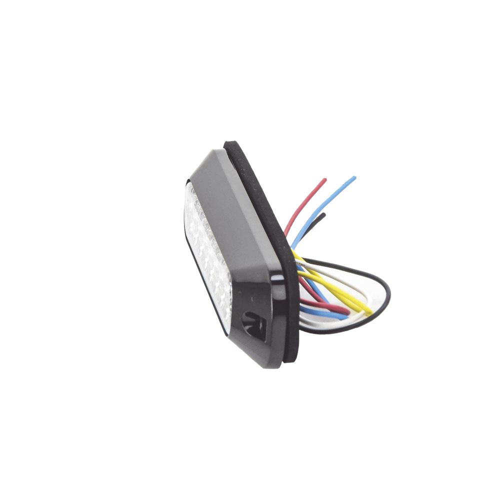 X3744 Series Auxiliary Light, 8 Ultra Bright LEDs, Light Red.