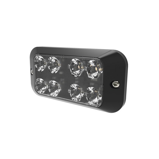 Luz auxiliar con 8 LEDs color rojo-azul