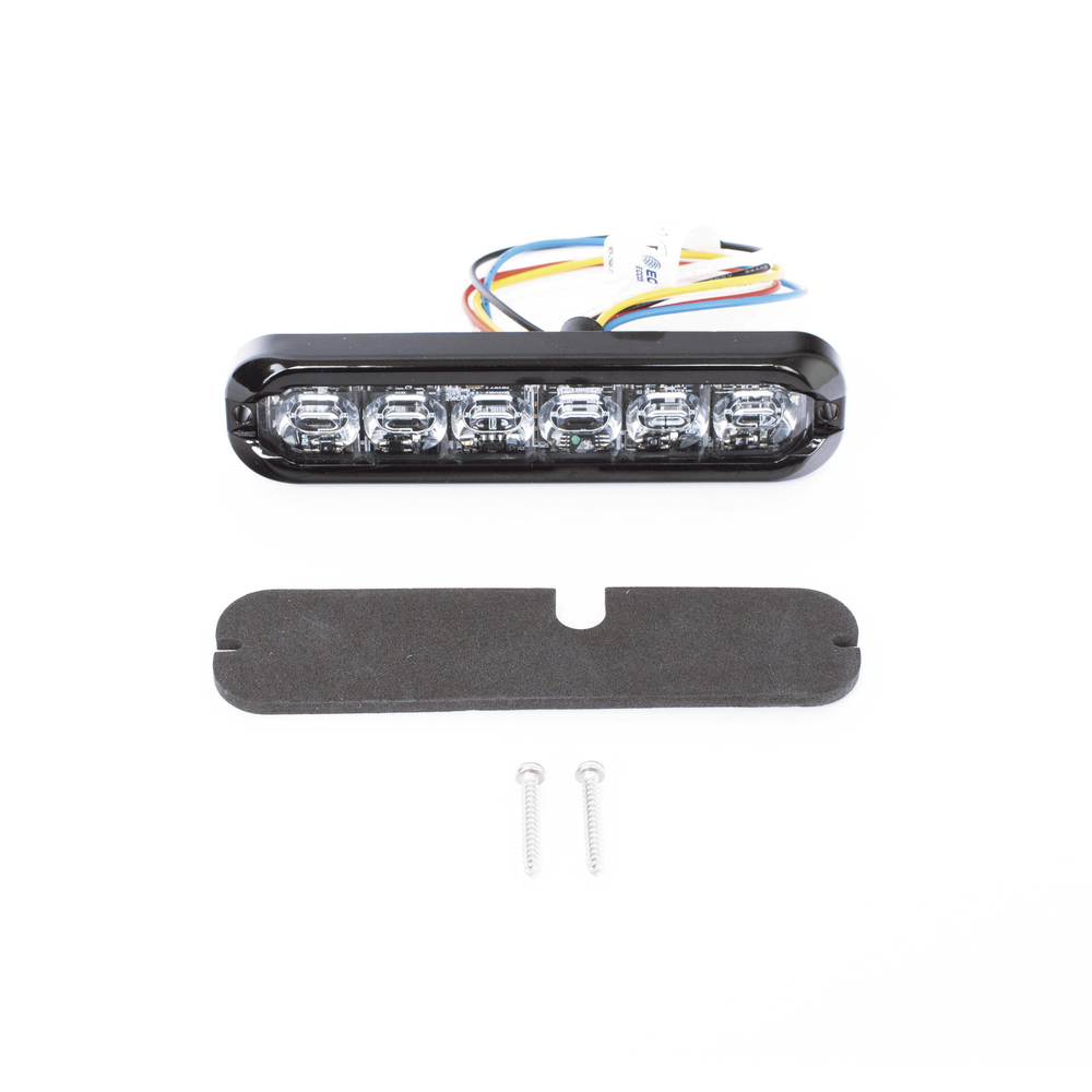 Perimeter Light, 12 Ultra Bright LEDs, Dual Color Amber/Clear