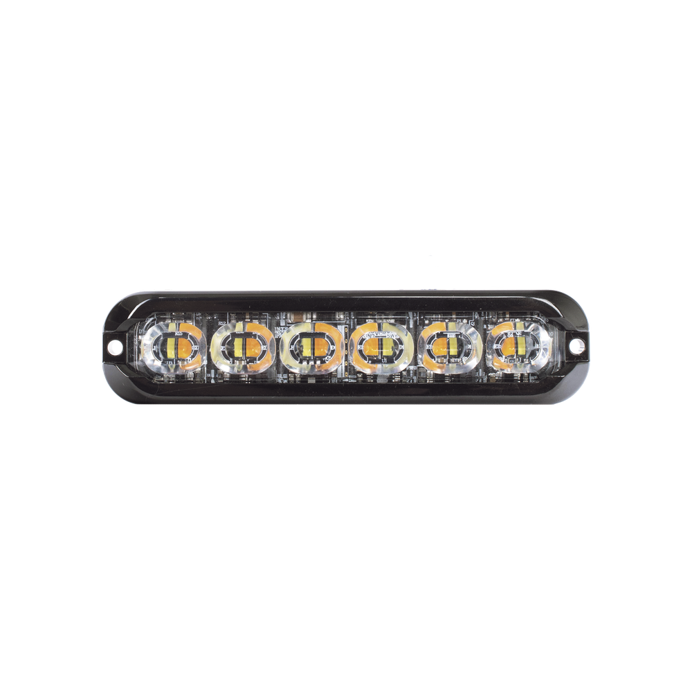 Luz perimetral , 12 LED Ultra Brillantes, Dual Color Ambar / Claro