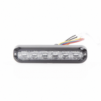 Luz perimetral , 12 LEDs Ultra Brillantes, Dual Color Rojo / Claro