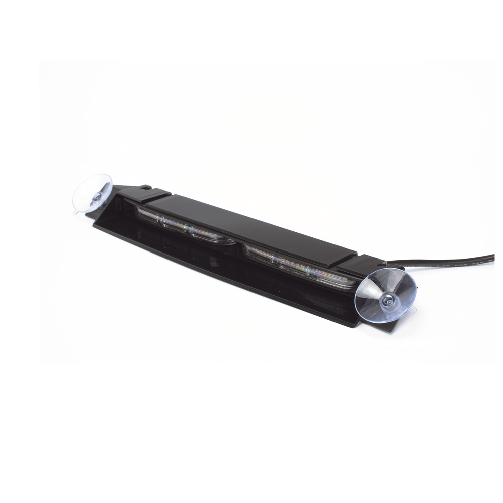 Visor Turn Signal Light, 12-24 VDC with vehicle plug, dual head, dual color, amber/white