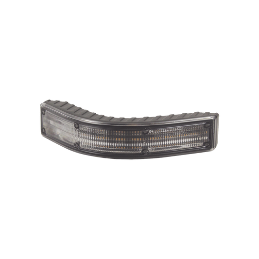 Luz direccional de esquina, 12 Led,12-24 Vcd, Lente transparente, ámbar/blanco