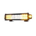 Barra LED de  trabajo, 13.6 pulgadas, doble hilera, con luces de trabajo, ambar/claro,  12-24 Vcd