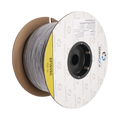 Carrete de Fibra Óptica Monomodo con conectores SC-SC Duplex, Reforzada con Kevlar, de 150 metros