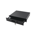 Gaveta para Rack 19" de 2 Unidades con Chapa de Seguridad.