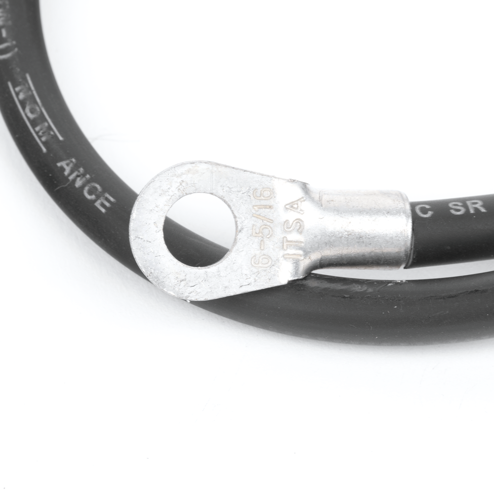 Jumper para Puesta a Tierra con Cable 6 AWG con Conectores de Ojo de 100 cm.