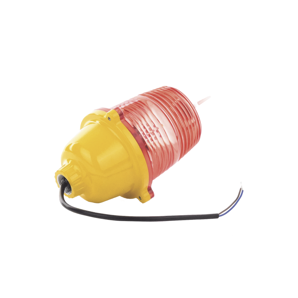 Red LED Obstruction Strobe (110 Vac Input) / Steady Light