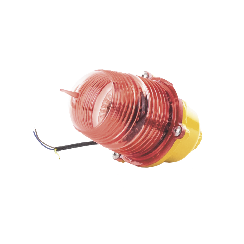 Red LED Obstruction Strobe (110 Vac Input) / Steady Light