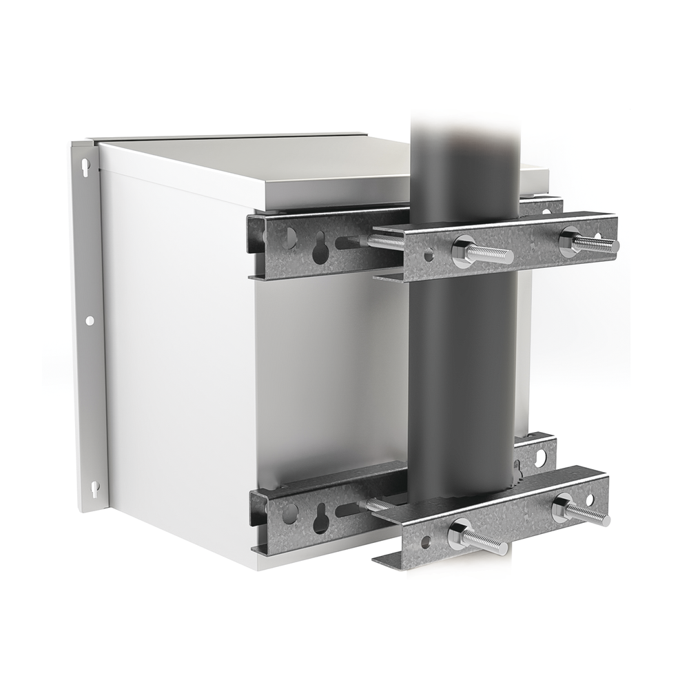 Galvanized Mounting for Pole or Wall Installation Cabinets with Initials EIPCB