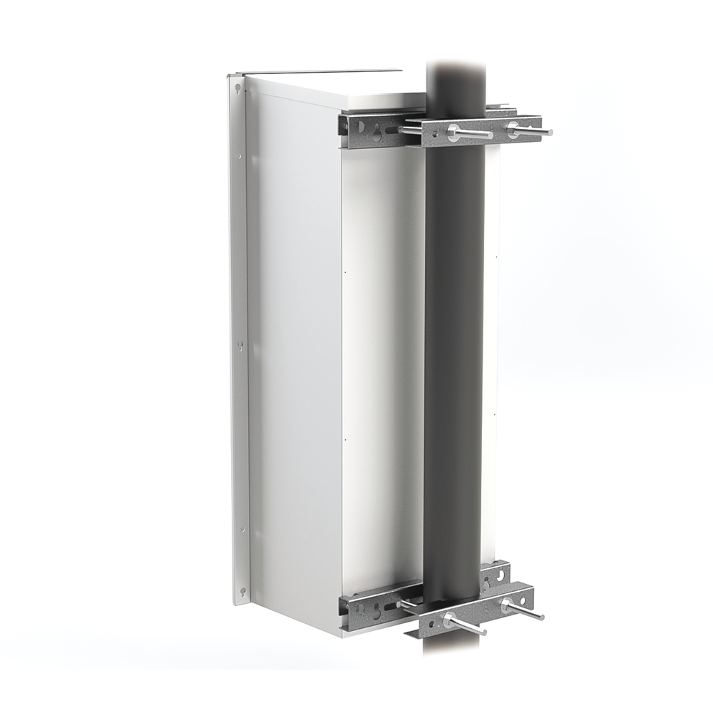Galvanized Mounting for Pole or Wall Installation Cabinets with Initials EIPCB
