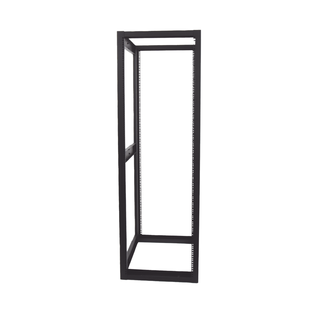 Rack Estándar 19" de 4 Postes, Acero, 37 Unidades, Profundidad Ajustable.
