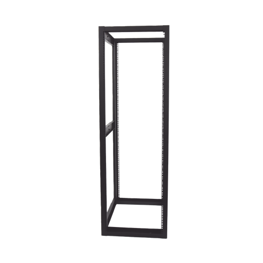 Rack Estándar 19" de 4 Postes, Acero, 37 Unidades, Profundidad Ajustable.